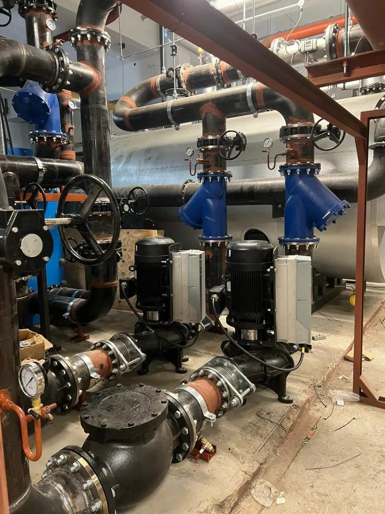 21 Degrees Heating plant room installation